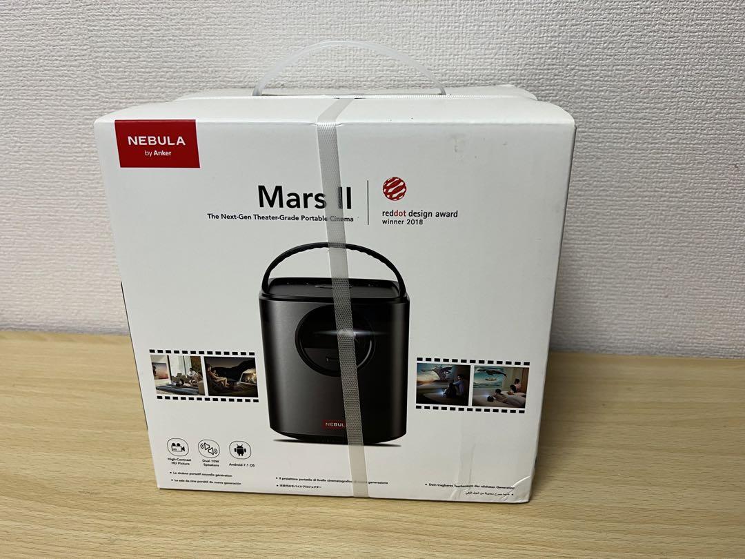 【新品未使用】Anker Nebula Mars IIブラック プロジェクター