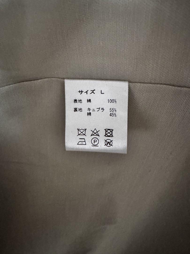 BRITISHMADE/ブリティッシュメイド/タイロッケンコート/Lサイズ