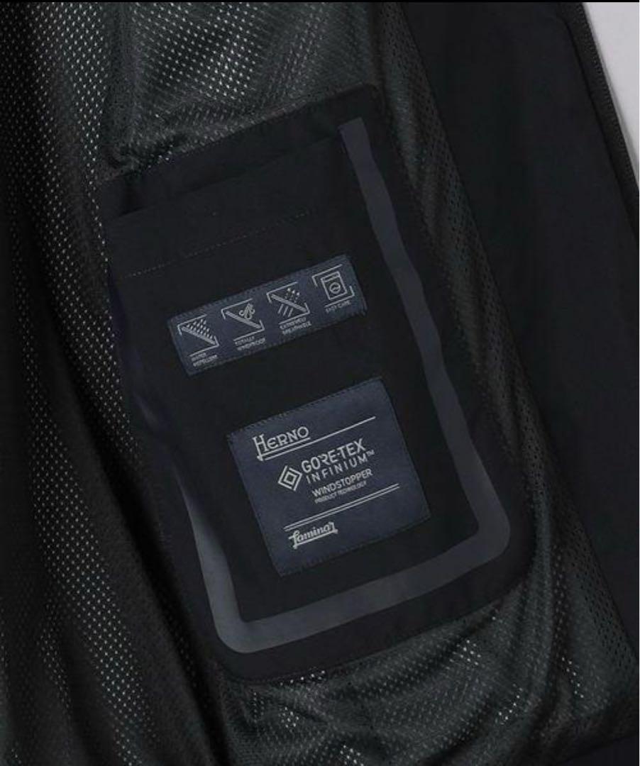 Herno Laminar ブラック MA-1ジャケット春物