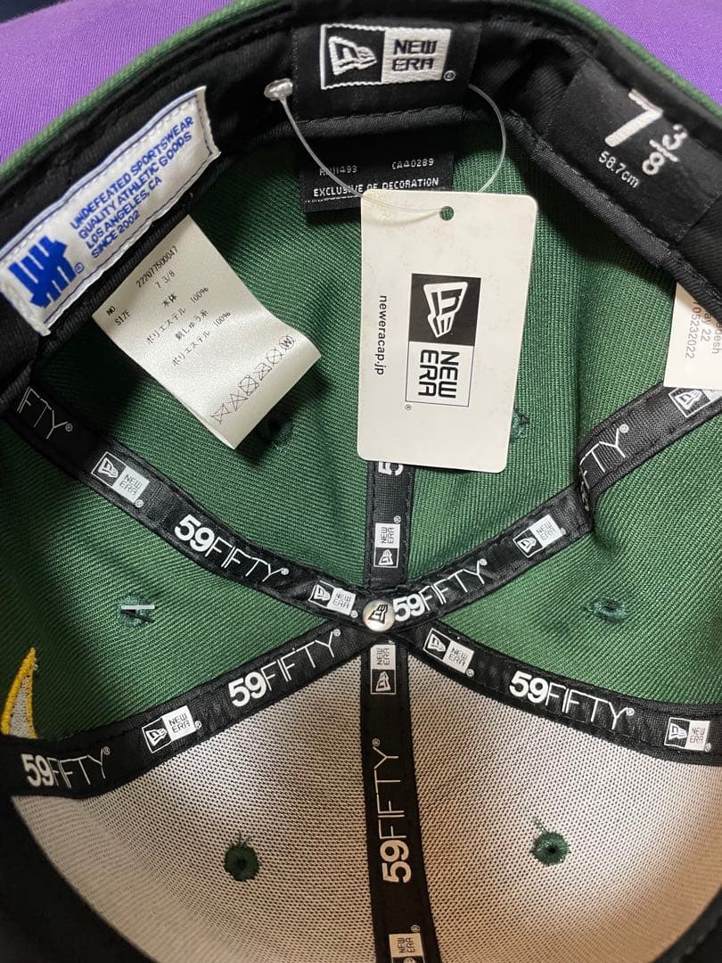 【レア】UNDEFEATED × NEW ERA CAP GREEN 別注モデル