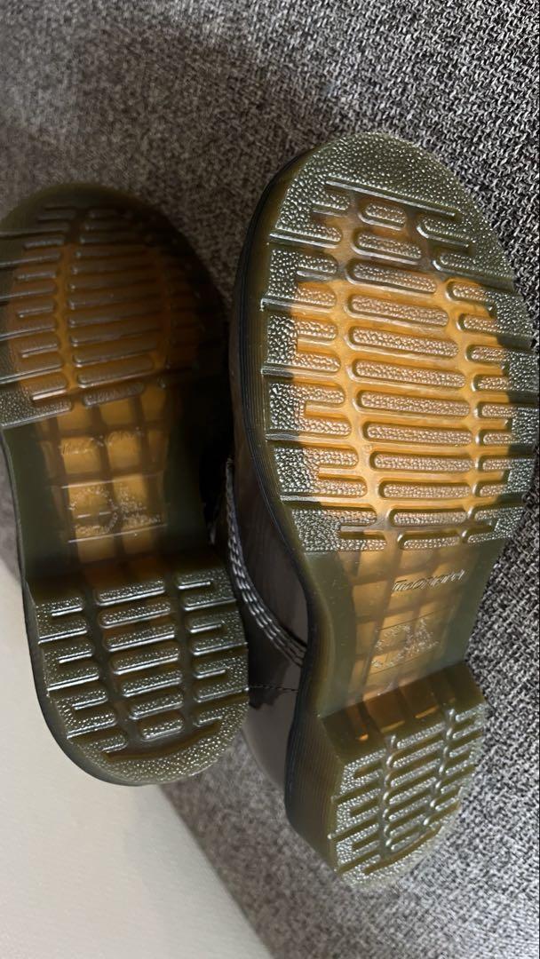 【レア新品】Dr. Martens 8ホールUK5 ガンメタシルバー　タグ箱付き