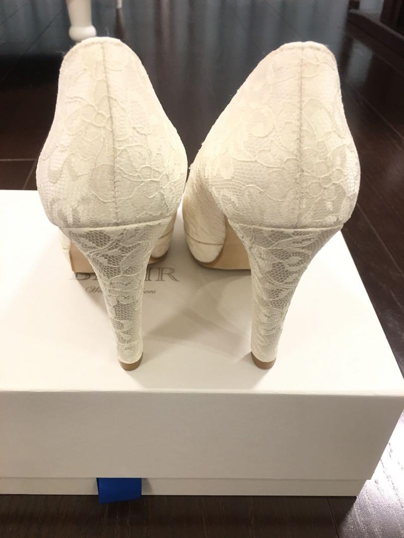 値下！BENIR ベニル ウェディングシューズ12cmヒール