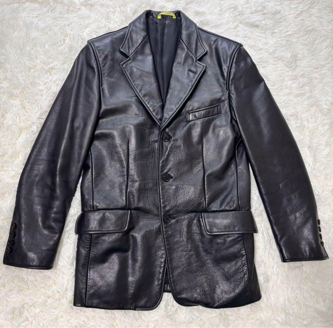 【羊革】 Paul Smith レザージャケットテーラードジャケット S