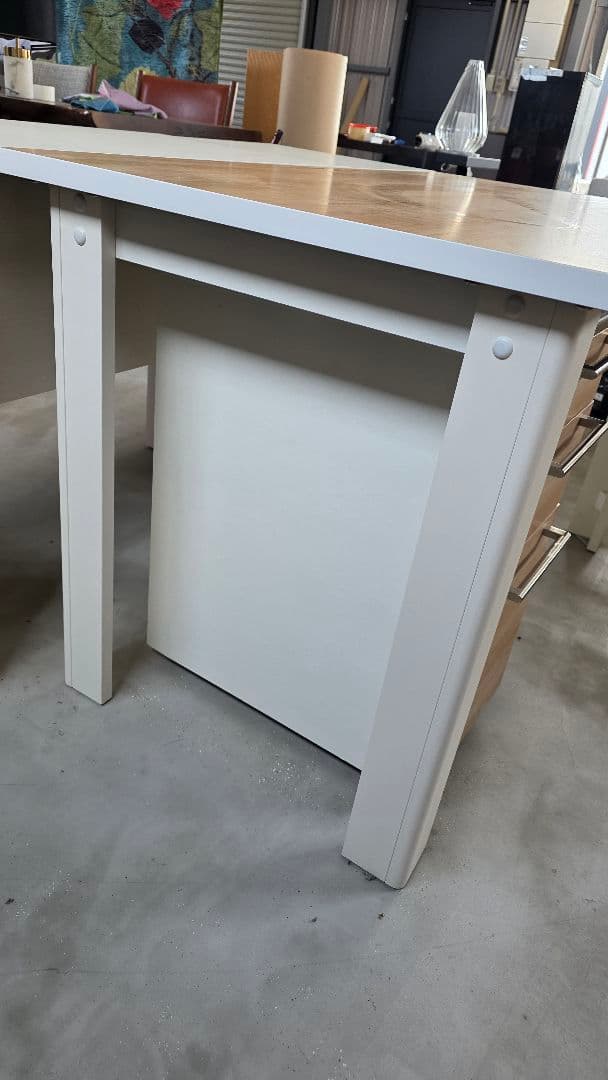 ①書斎机 学習机 デスクホリス ※机本体のみ (1/2) ①書斎机 学習机 デスクホリス ※机本体のみ (1/2)