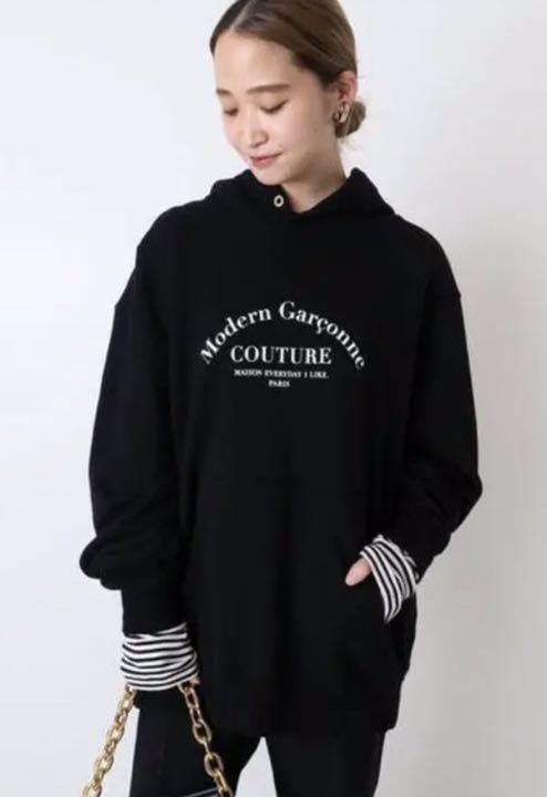 ドゥーズィエムクラス Modern Garconne Hoodie Deuxieme Classe Modern Garconne Hoodie - トレーナー