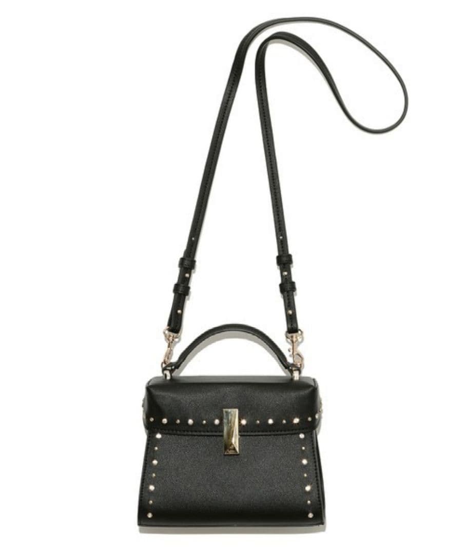 セルフォード　リュタン　ビジュースタッズポシェット　ブラック