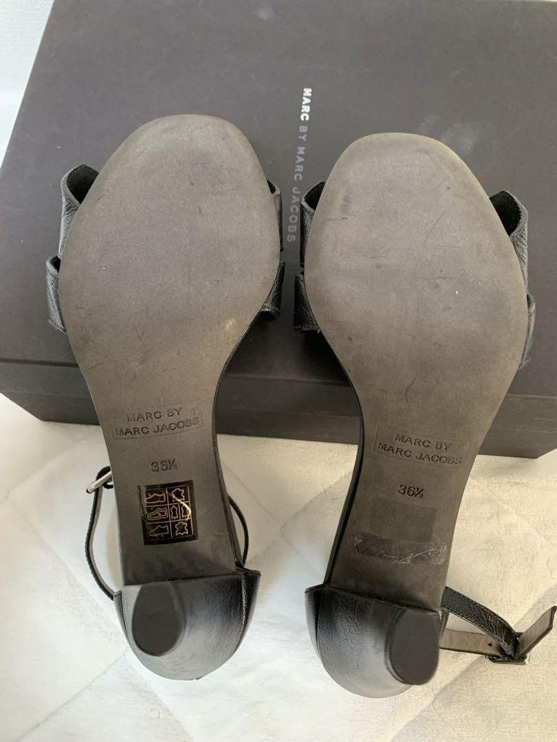 MARC JACOBS マークジェイコブス サンダル ミュール ブラック リボン