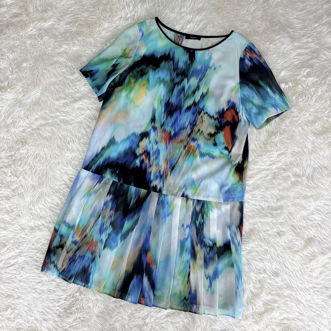 Paul Smith BLACK 水彩画 チュニック ワンピース サイズ42