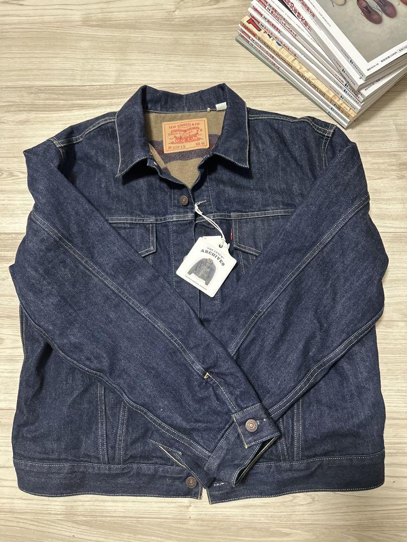 Levi's デニムジャケット フリース裏起毛メンズXLサイズ　保温性