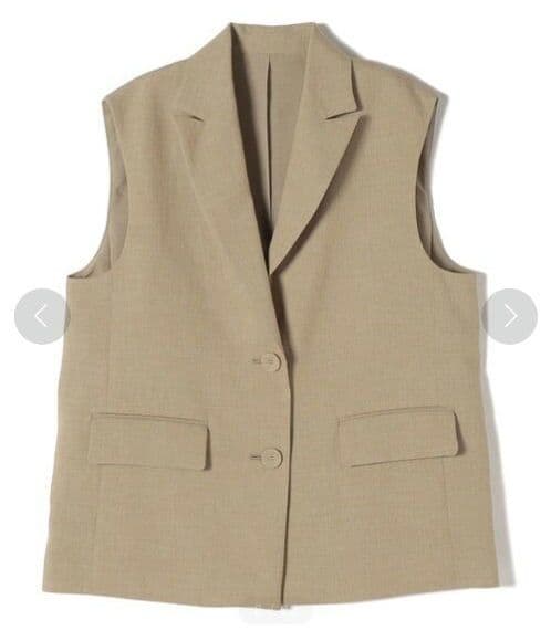 新品タグ付き　SHIPS　メランジ ギマ テーラー ジレ 23SS　近年モデル