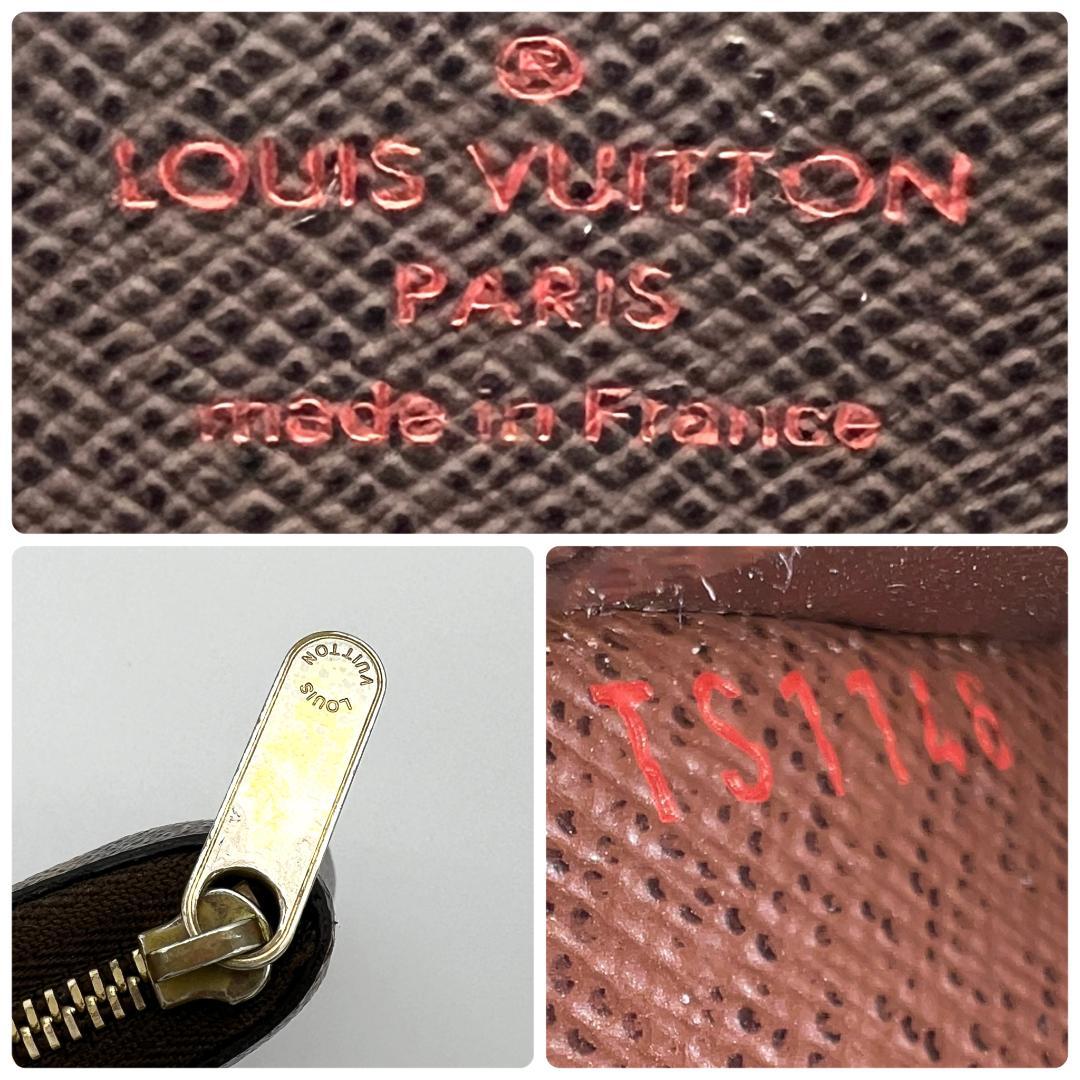 【極美品】ルイヴィトン ダミエ ジッピーコインパース A594 【極美品】ルイヴィトン ダミエ ジッピーコインパース A594