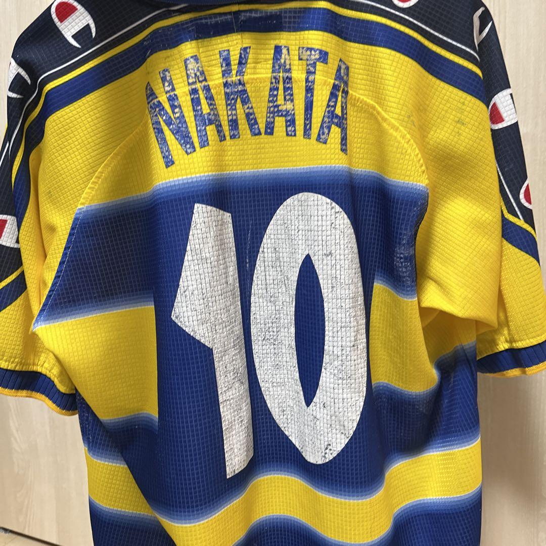 1着限定　champion正規品 　99-00 パルマユニフォーム　中田英寿