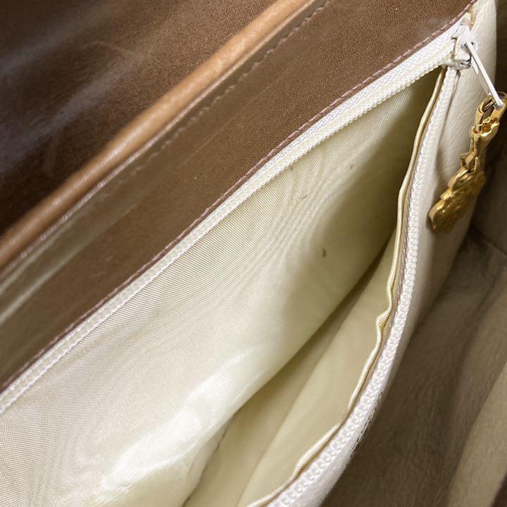 お得大得価 美品 OLD GUCCI ショルダーバッグ GGロゴ ブラウン 92A18-m60803410485 即納正規品