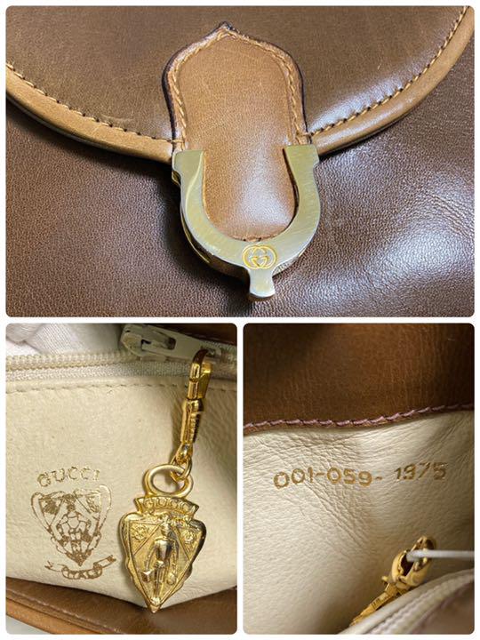 お得大得価 美品 OLD GUCCI ショルダーバッグ GGロゴ ブラウン 92A18-m60803410485 即納正規品