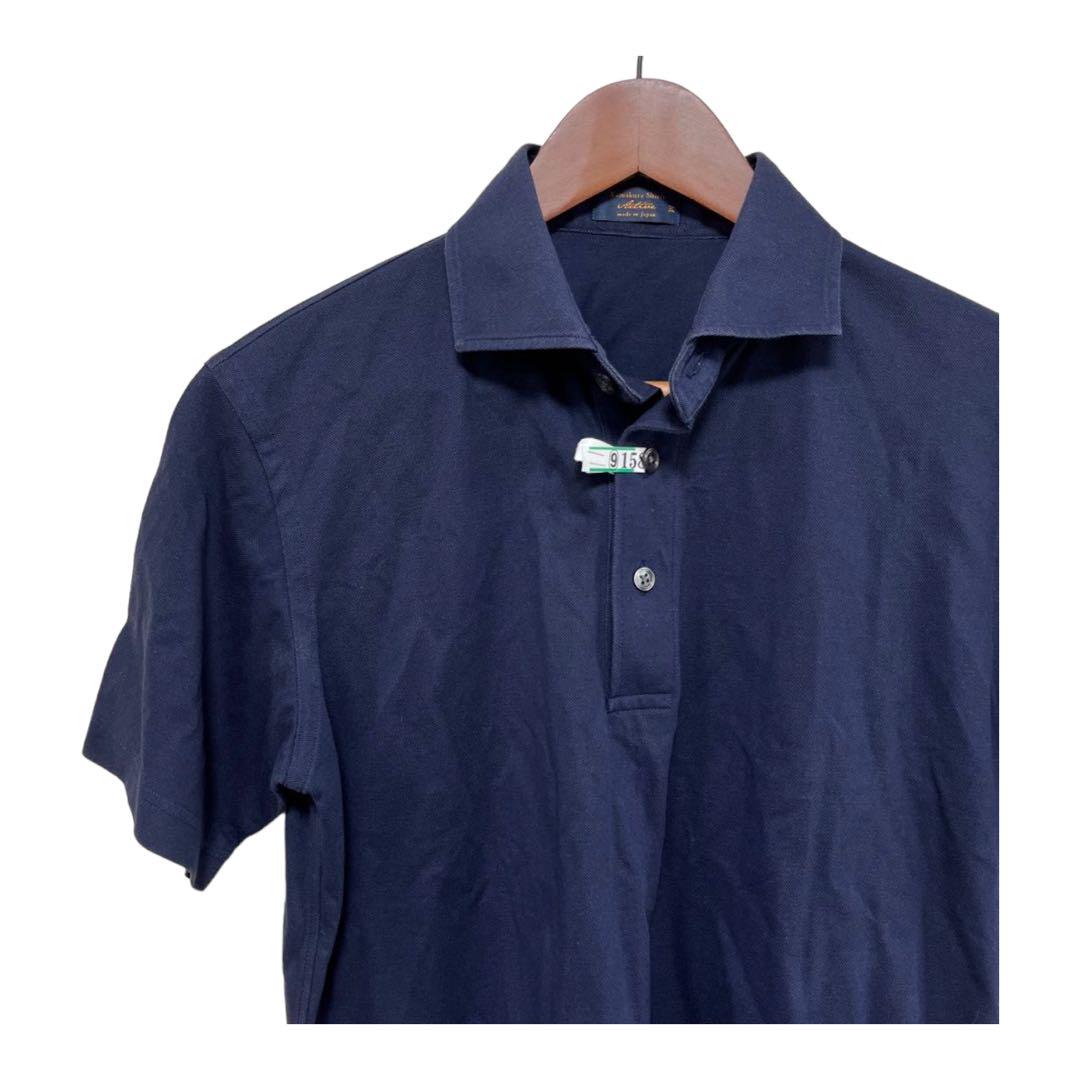 【2枚セット紺 茶】ニットポロシャツMaker's Shirt鎌倉 サイズ48 2枚セット紺 茶】ニットポロシャツMaker's Shirt鎌倉 サイズ48
