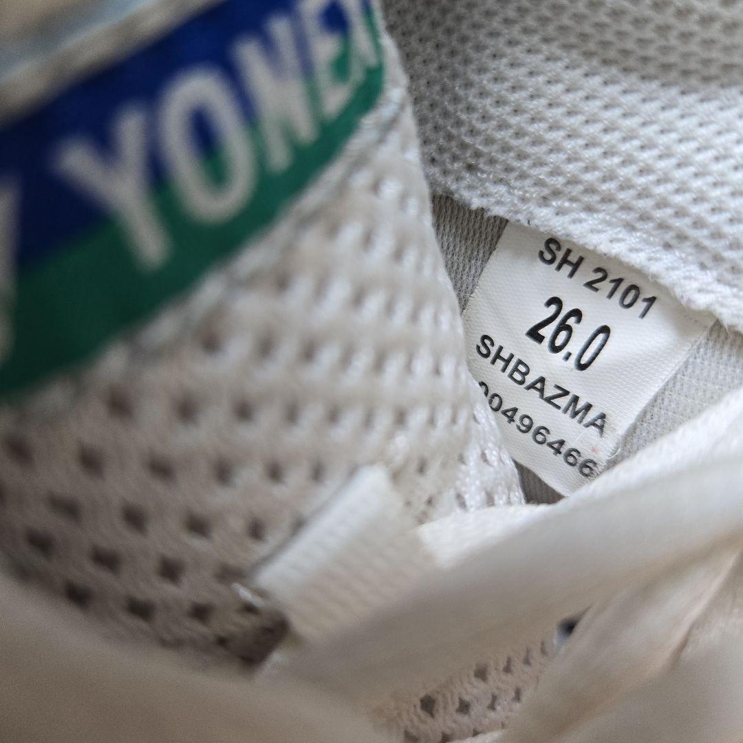 YONEX　バトミントンシューズ　エアラス　26㎝　パワークッション　AERUS