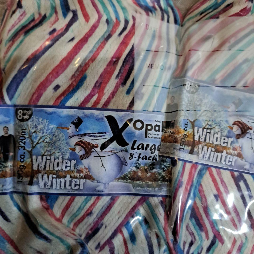 オパール毛糸XLarge　8faca２個セット