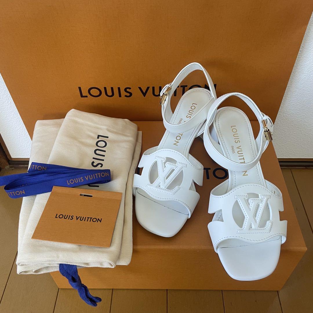 LOUIS VUITTON ルイヴィトン LVイソラ サンダル 35 ホワイト