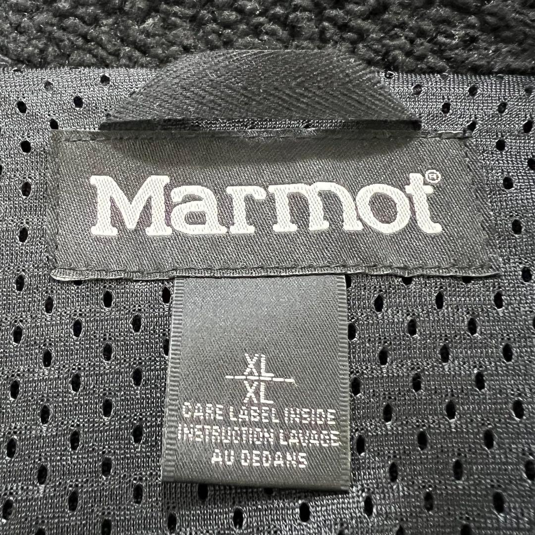 美品 マーモット ボア シープフリース ジャケット XL ブラック ジップアップ 美品 マーモット ボア シープフリース ジャケット XL ブラック ジップアップ