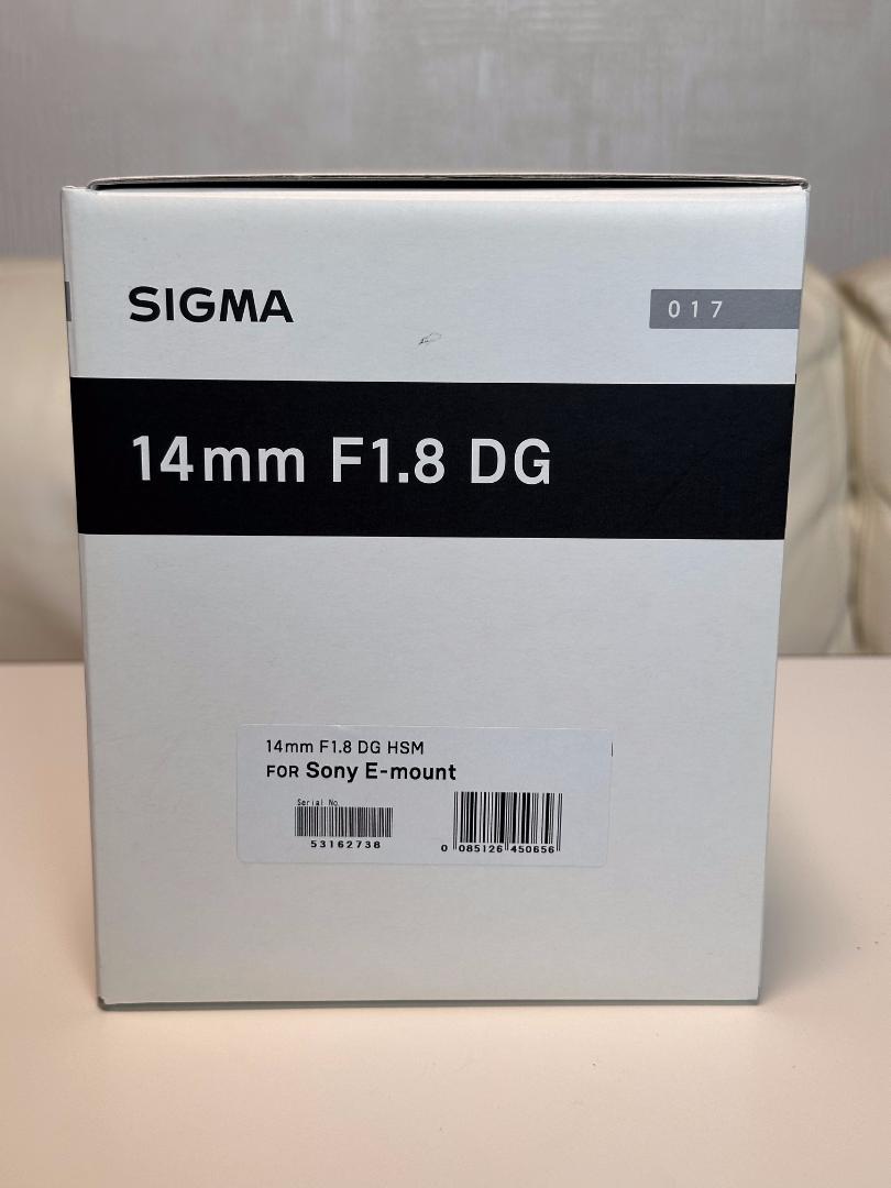 【美SIGMA (シグマ) Art 14mm F1.8 DG HSM ソニーE用