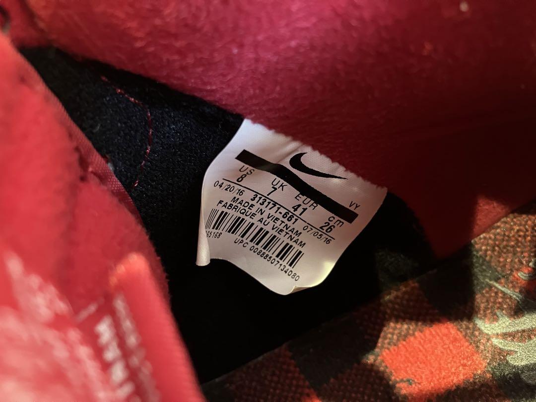 Nike Dunk High Premium onoGYM Red