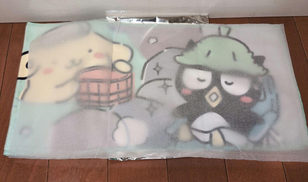 サンリオ 極楽湯 ポムポムプリン ばつ丸 タオル - メルカリ