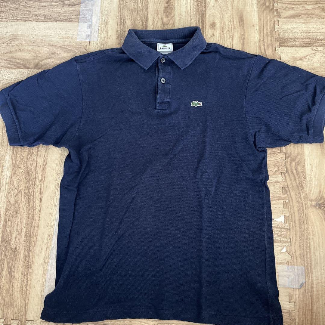 LACOSTE ネイビー ポロシャツ - メルカリ