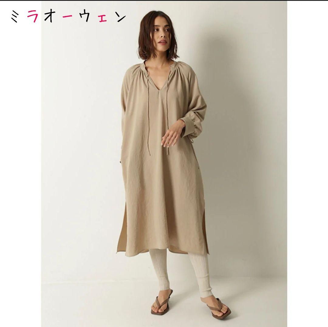 ミラオーウェン MilaOwen ロングワンピース スリット入り 5,300円