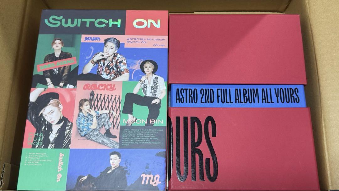 新品 未開封 astro アストロ magazine ムンビン シーグリ 送料無料/即納】 ASTROムンビン＆サナ、フォトブック「MAGAZINE