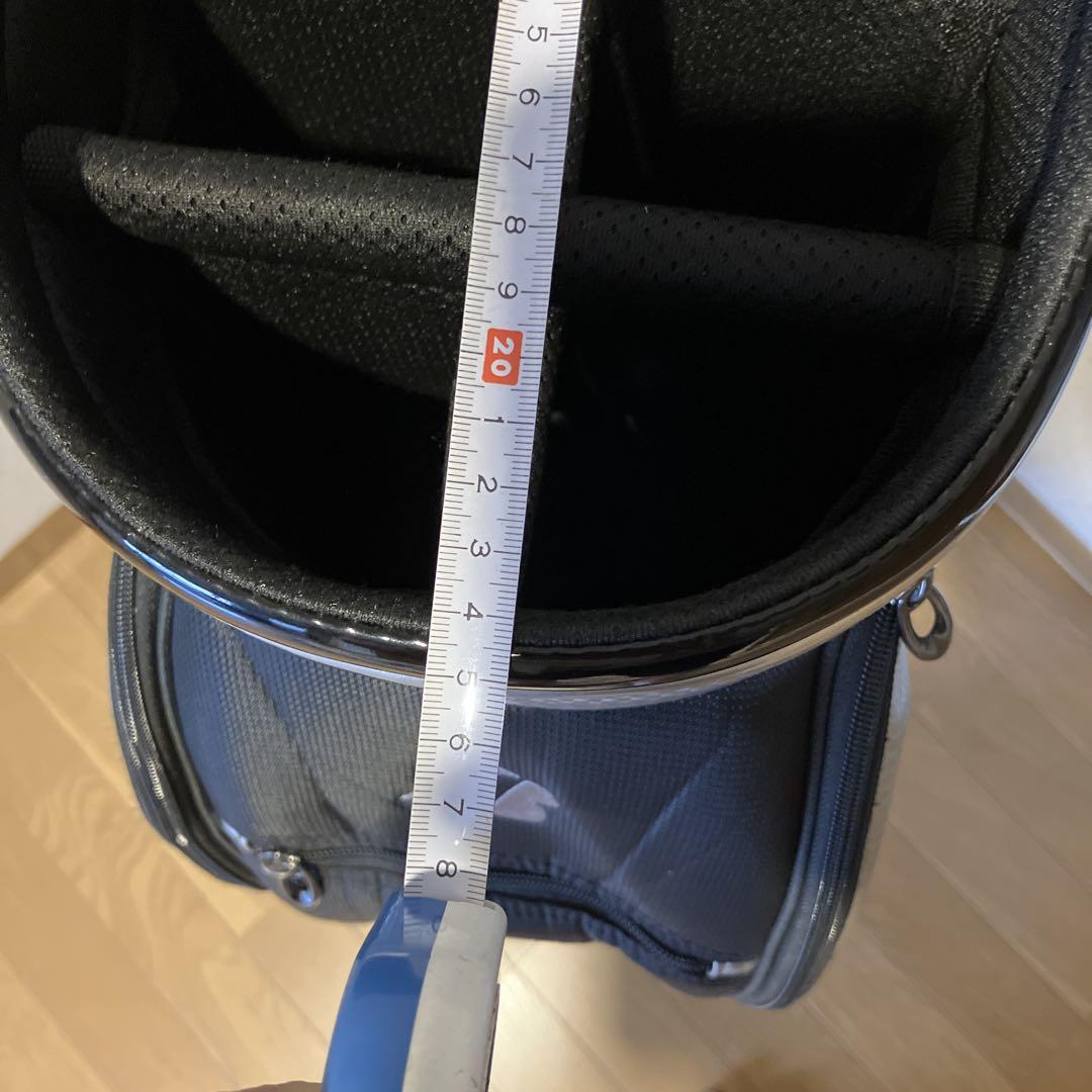 ブリヂストン TOUR B キャディバッグ シルバー/ブラック　中古品