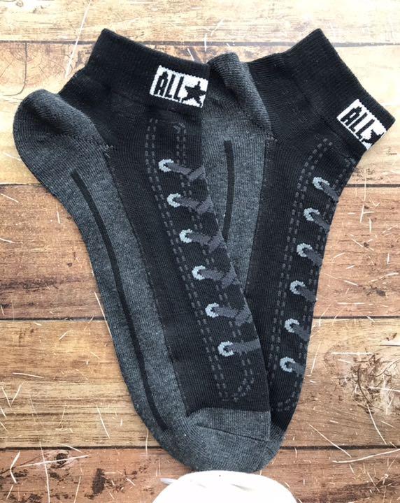 converse スニーカー柄ソックス 6足 27-29 - メルカリ converse スニーカー柄ソックス 6足 27-29 - メルカリ