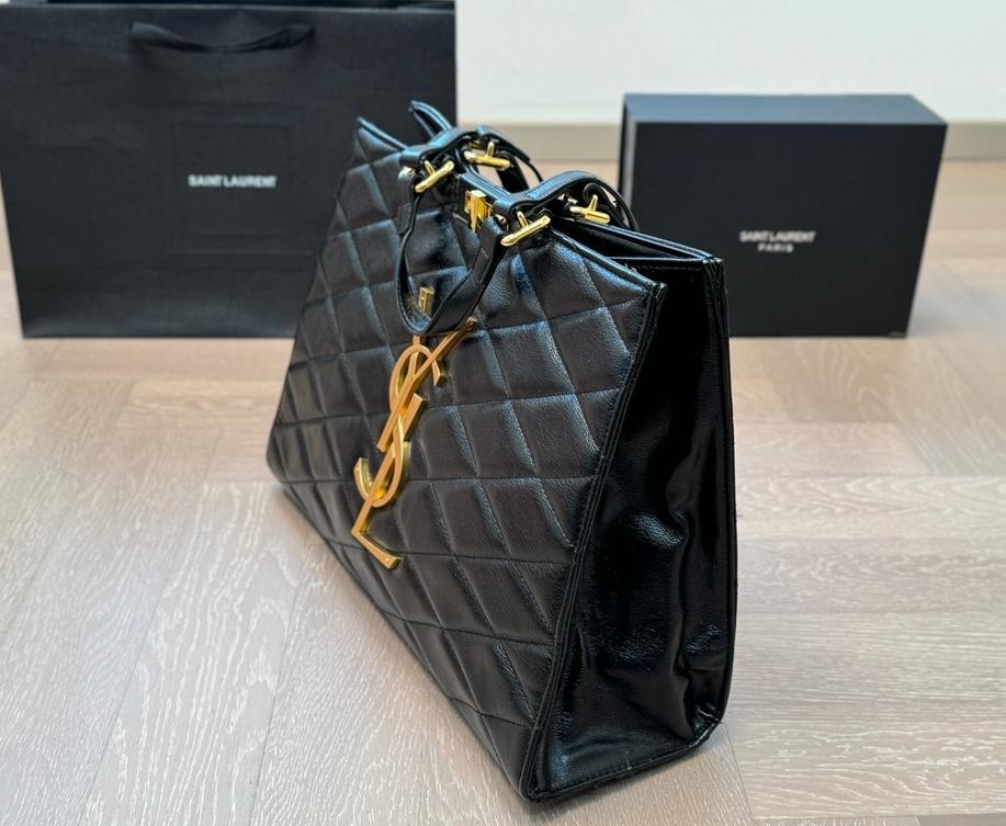 SAINT LAURENT ブラック ビジネスバッグ - メルカリ