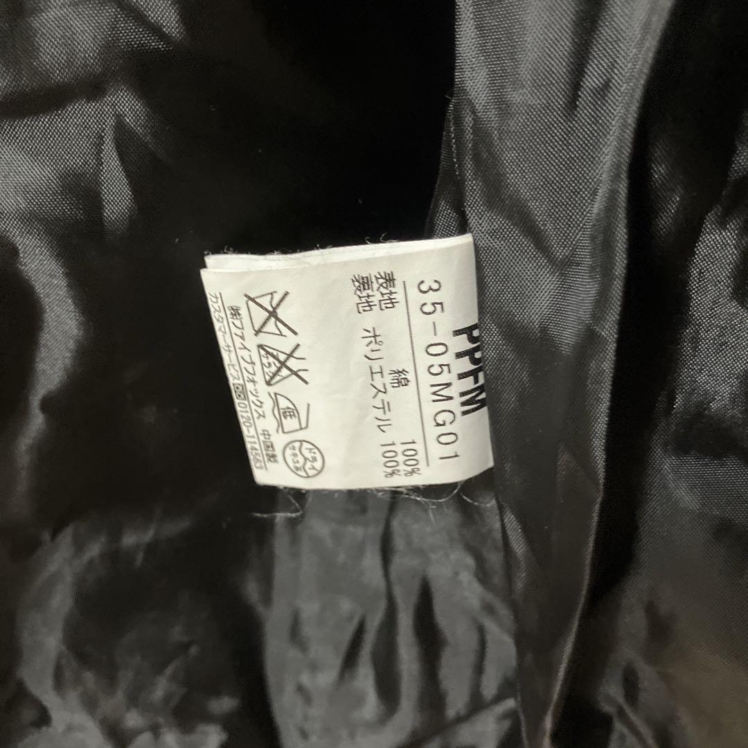 PPFM 黒 3way 変形 モッズコート メンズ S