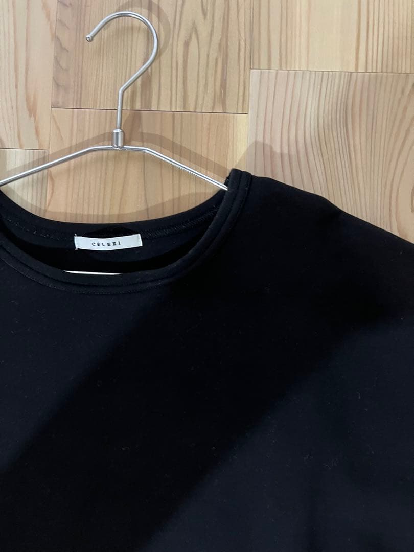 【新年大処分特価】 CELERI ミニドレス ブラック ドゥーズィエムクラスFREE SIZE・Deuxieme Classe 全品送料無料！! 