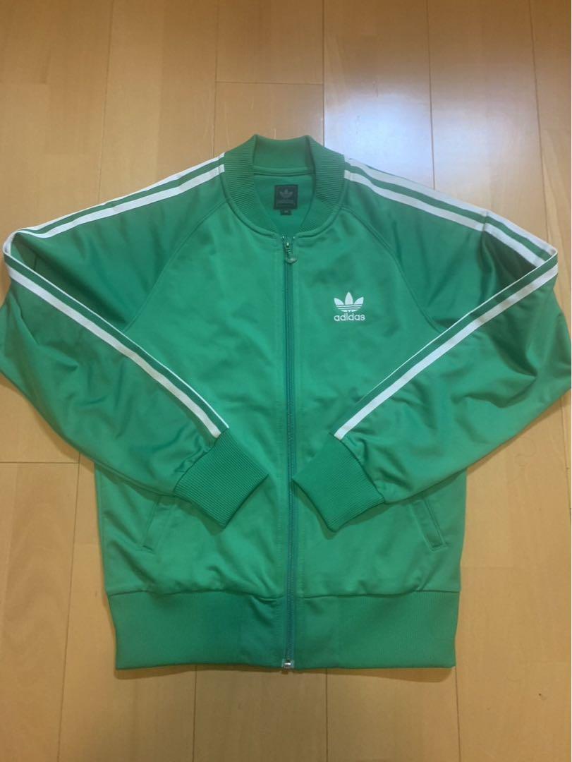 希少 アディダス トラックジャケット グリーン 緑90s