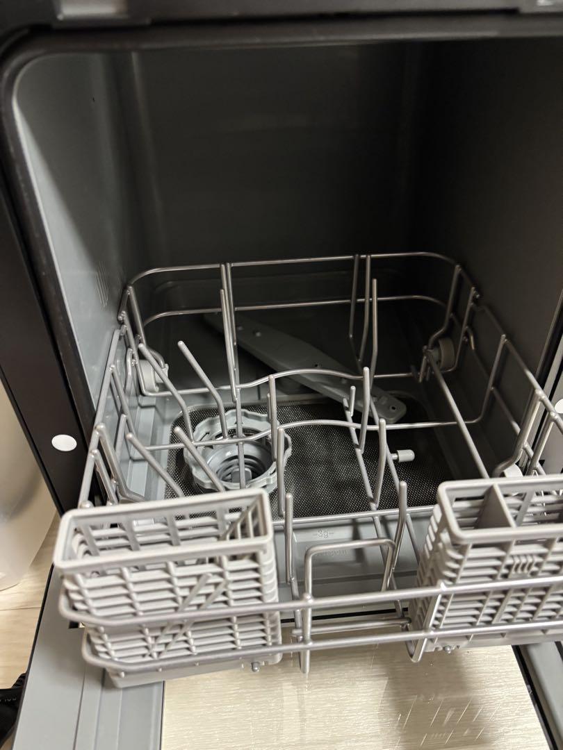 サンコー ラクアmini plus 食洗機 食器洗い機ブラック 2025年製
