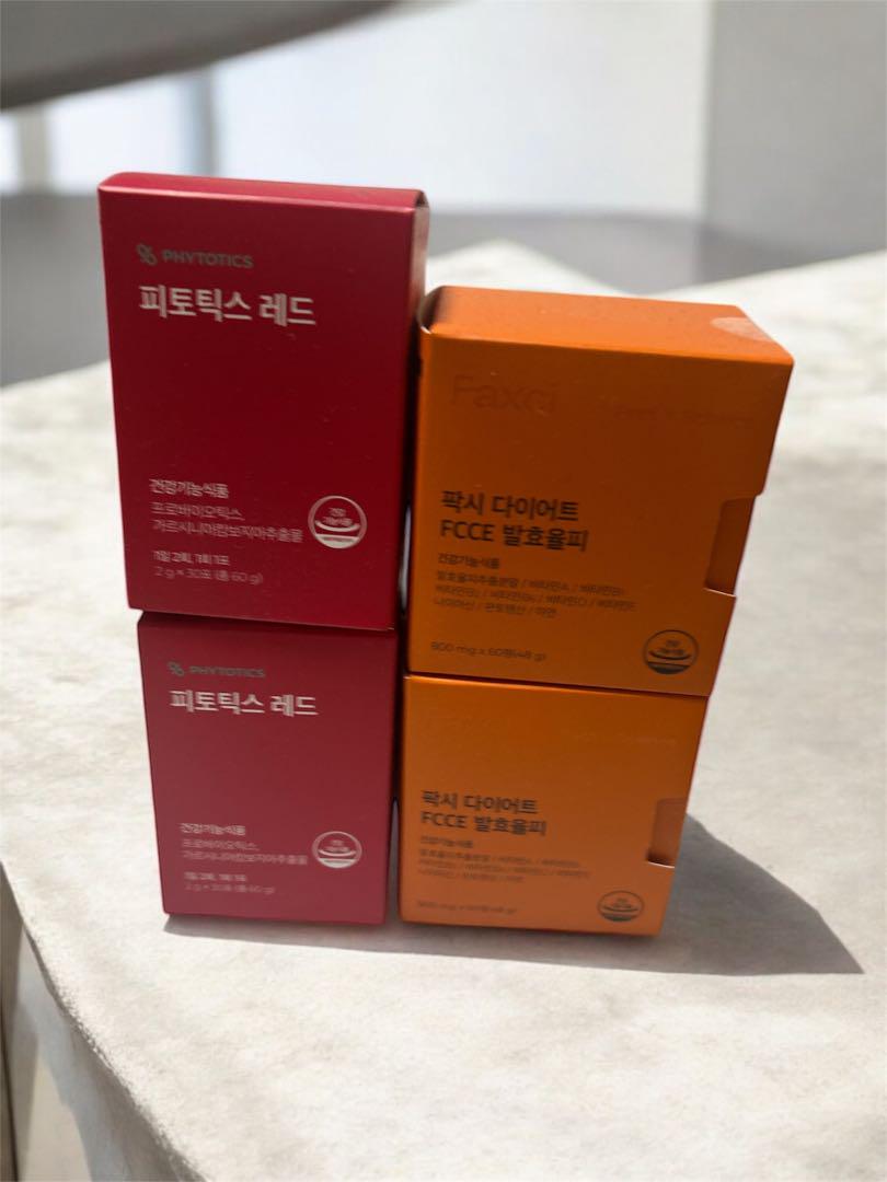 フィトティクス 痩せ菌 腸活 レッド RED 2箱　発酵栗皮2箱