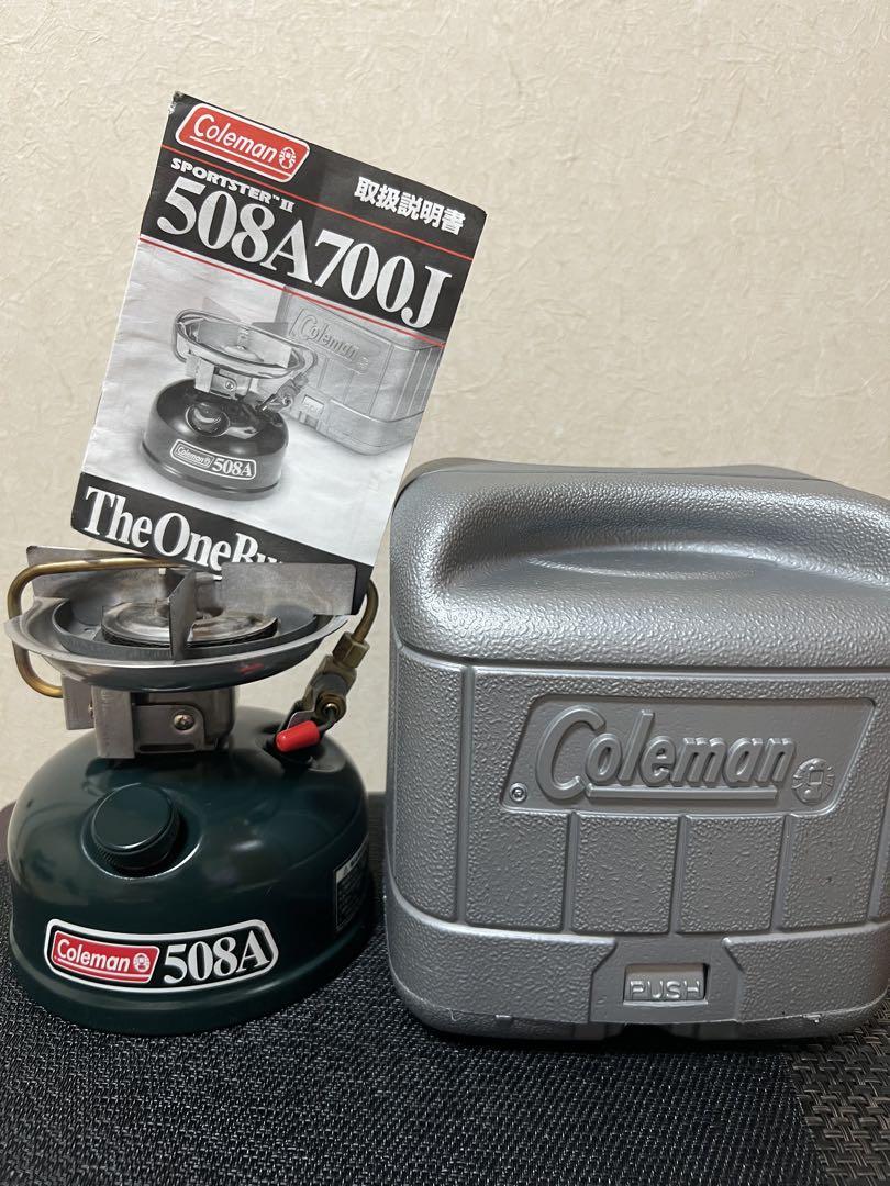 一度だけ使用したColeman 508A アルコールストーブ 収納ケース付き