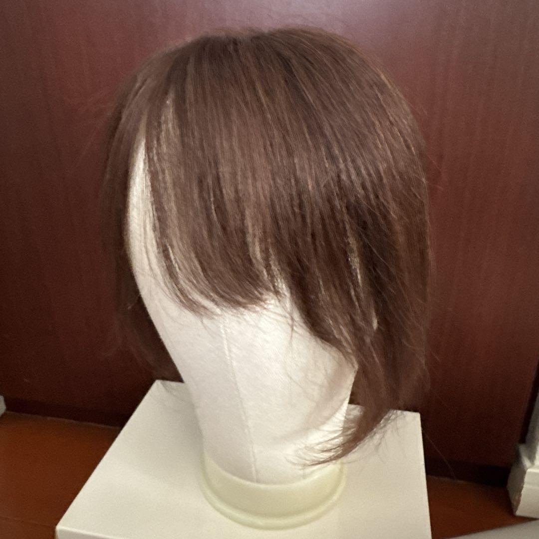 私元気　ヘアピース　ライトブラウン