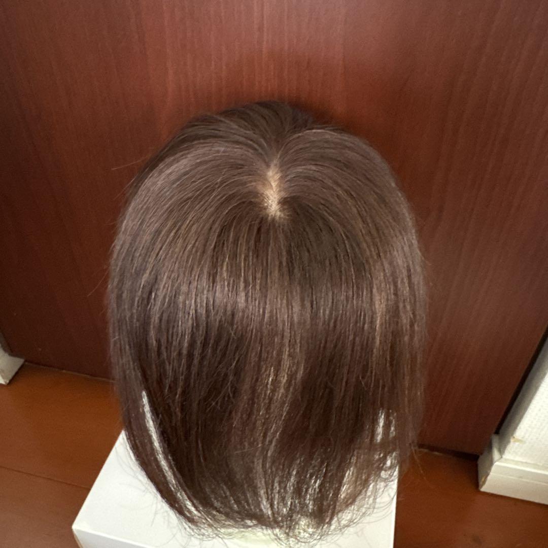 私元気　ヘアピース　ライトブラウン
