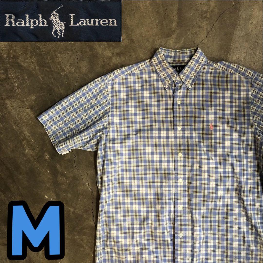 T5641 Ralph Lauren チェックシャツ　アメカジ　古着