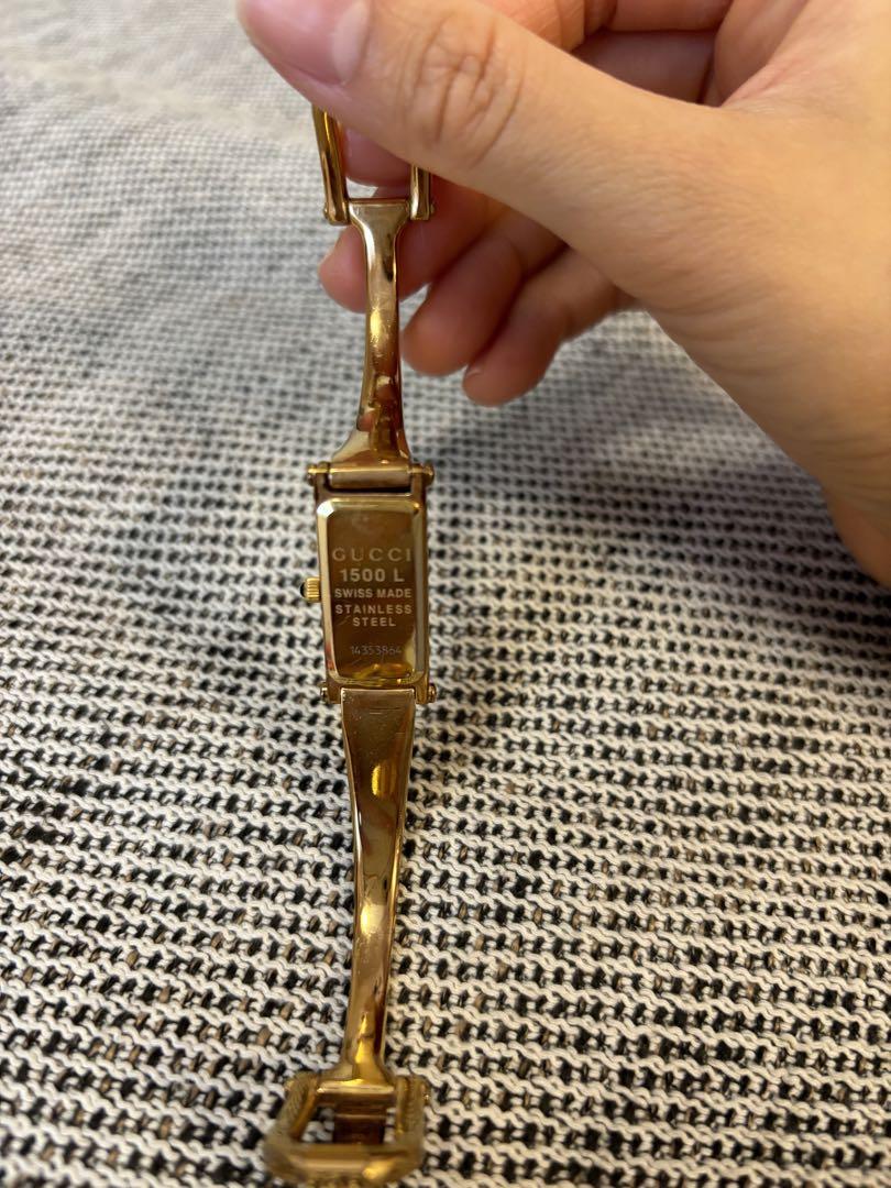 GUCCI 一粒ダイヤ　1500L腕時計