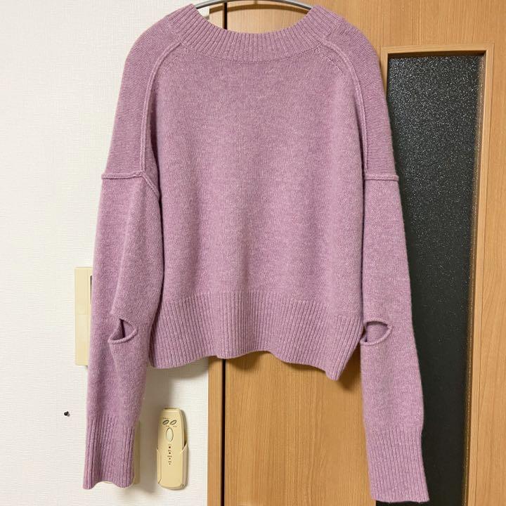 ロンハーマ☧ INSCRIRE ブロークンVネックニット PIY1t-m60822700558 アンスクリア ランテ