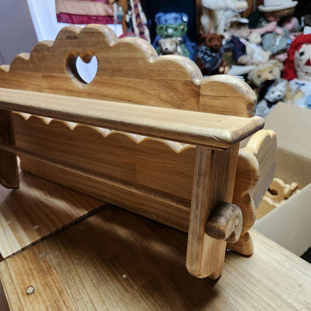 〖カントリー家具〗キルトシェルフ☆ミディアムウォールナット