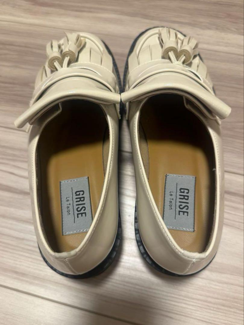 GRISE le Talon ルタロン 厚底 タッセル ローファー 24㎝ GRISE le Talon ルタロン 厚底 タッセル ローファー 24㎝ - メルカリ
