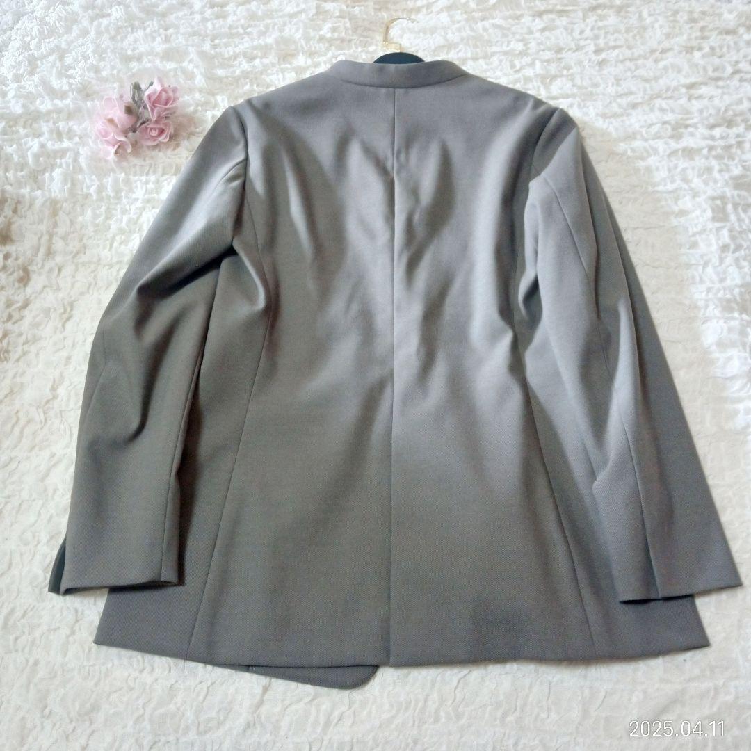 【美品】グリーンレーベル　シャーク ノーラペル セットアップ　ウォッシャブル