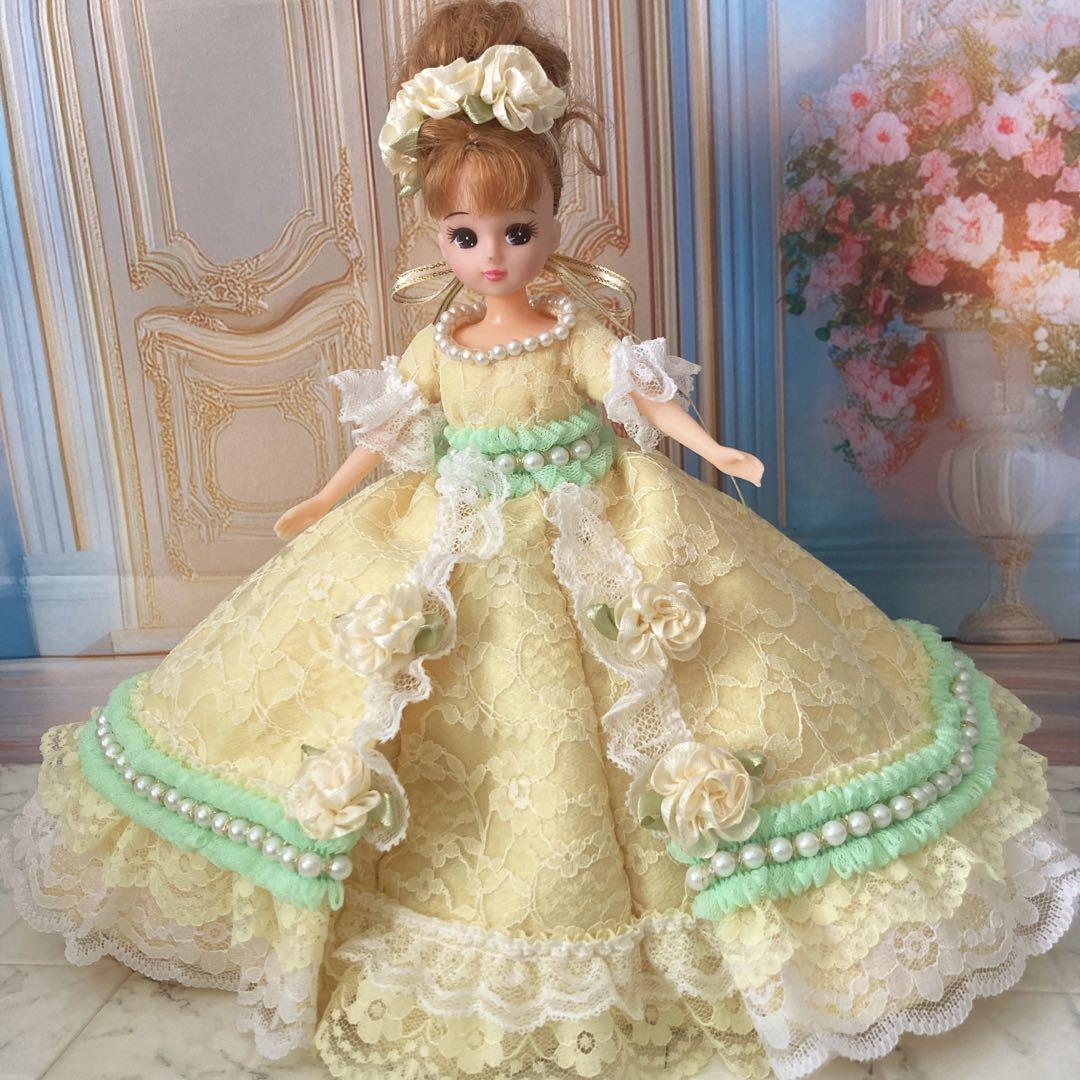 手縫い︎22cmドール服︎リカちゃんドレス︎ベルサイユ︎マリー