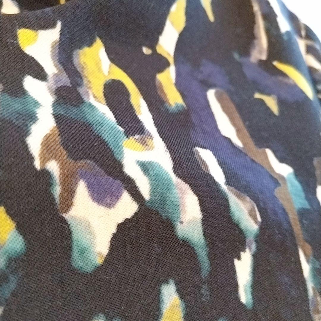 美品♡COS コス ウール プリント ワンピース 古着 黒 お洒落 EUR40