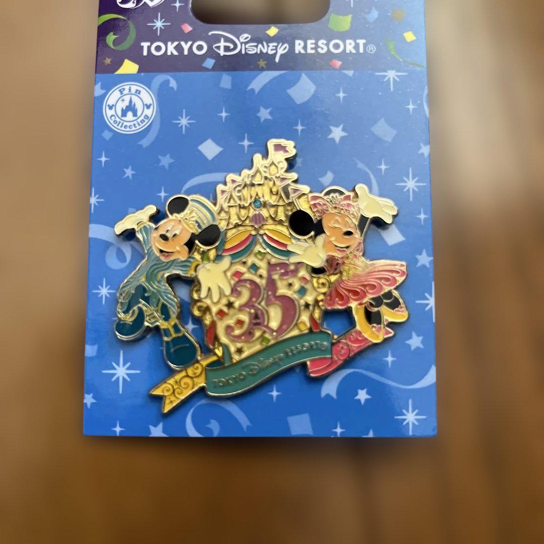 【レア】　ディズニーランドリゾート　ピンバッジ　年パス所有者限定 ⑰【TDL33周年】 東京ディズニーランド33周年 アニバーサリー