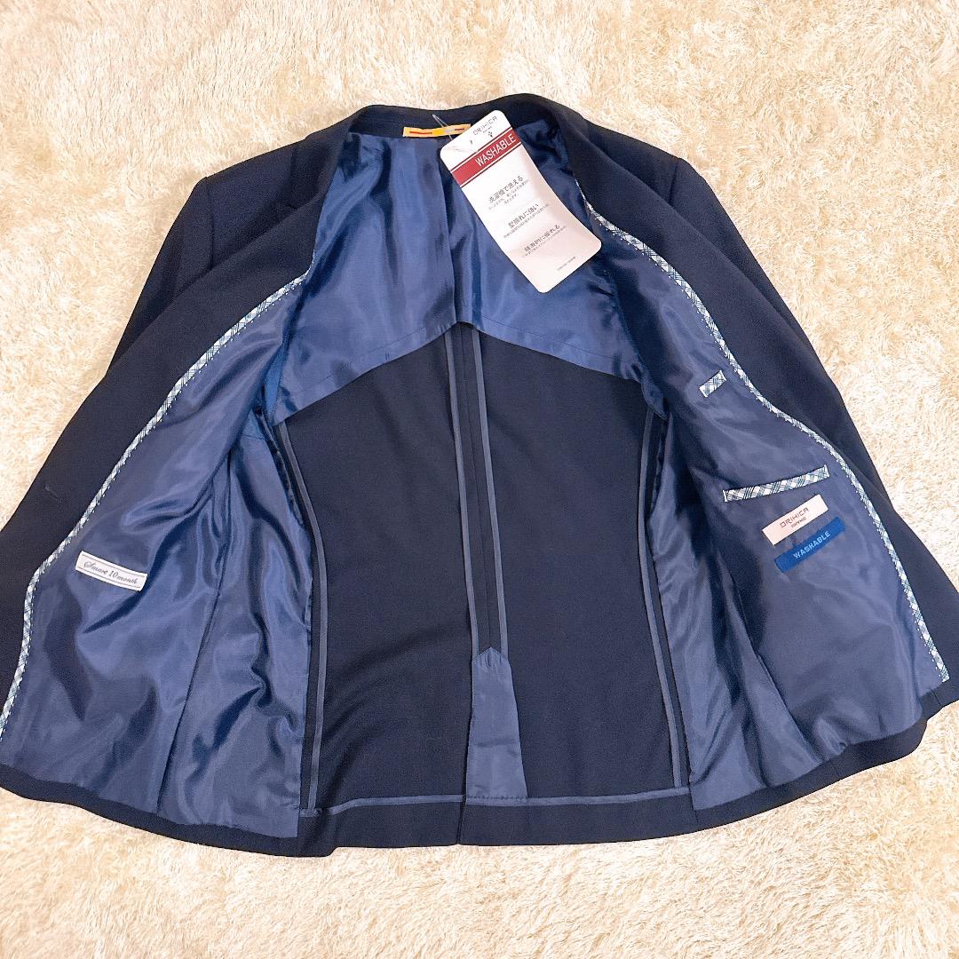 【新品タグ付き】オリヒカ スーツ 夏セットアップ サイズ13 LL 洗濯可能 紺